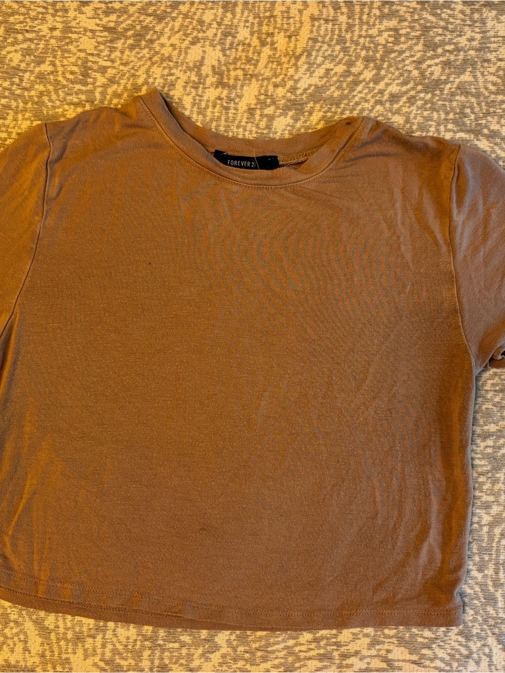 Forever 21 women’s chestnut Short Sleeve Crew Tee